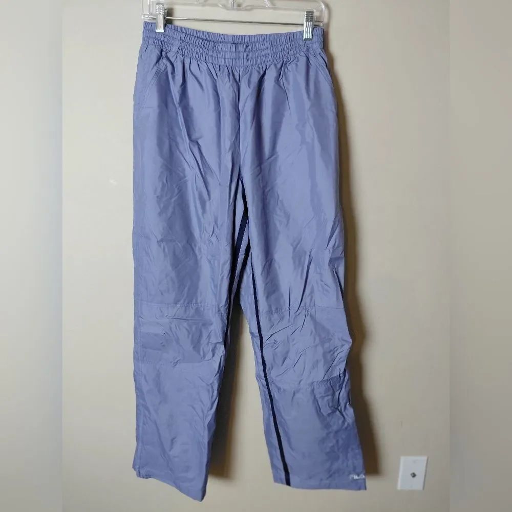 FILA Light Purple Windbreaker Pants Medium NWOT